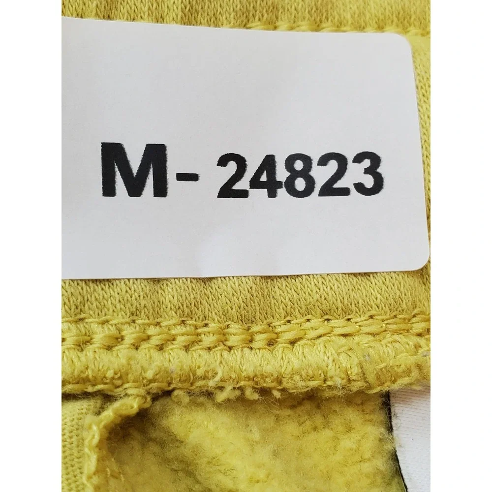 Nike Men Pants M Yellow Sweatpants‎ Fleece Swoosh BV2671-700 Logo 28